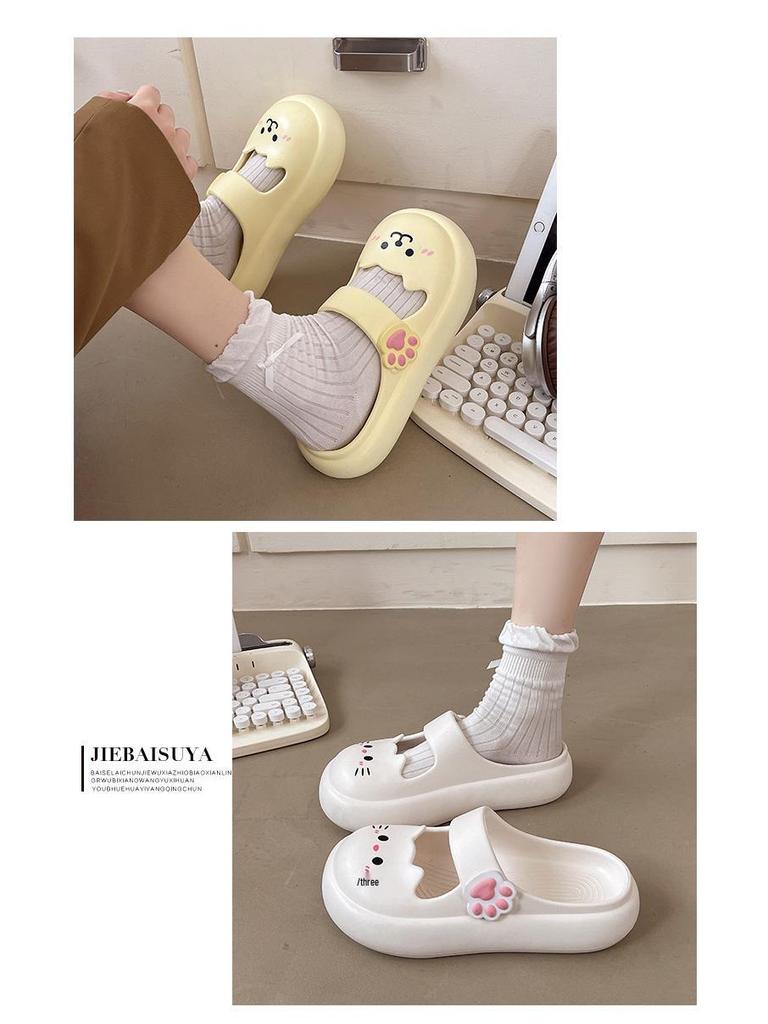 Women’s 2025 Summer Mary Jane Sandals: Non-Slip Kitten Heel, Thick Sole, Closed Toe Outdoor Slippers