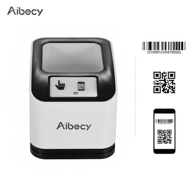 Aibecy 2200 1D/2D/QR čtečka čárových kódů CMOS Image Stolní čtečka čárových kódů USBO všesměrová čtečka čárových kódů s obrazovkou