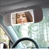 1Pcs Women Rechargeable Fill Light Thin Vanity Mirror Car Interior Mirrors Sun Visor Plate LED HD Makeup Mirror For Girls