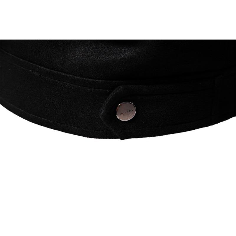 Men’s Suede Turn Down Collar Outdoor Jacket