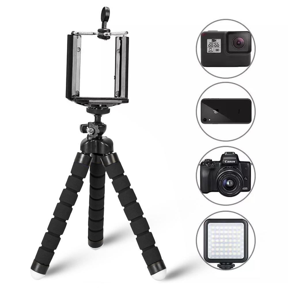 Mini Tripods Tripod For Phone Mobile Camera Holder Clip Smartphone Monopod Tripe Stand Octopus Flexible Stativ Tripod For Phone