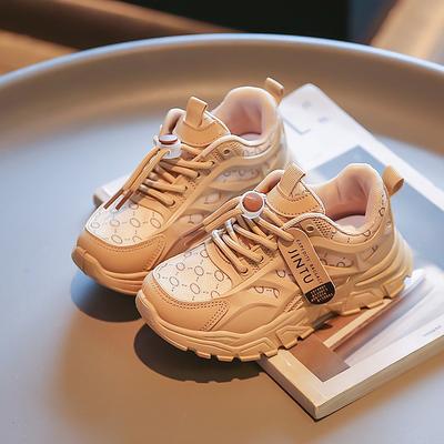Girls Internet Celebrity Dad Shoes 2025 Spring and Autumn New Children's Korean Version Wear-resistant Sports Shoes Boys Primary School Casual Shoes
