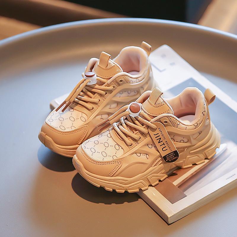 Girls Internet celebrity dad shoes 2025 spring and autumn new children's Korean version wear-resistant sports shoes boys primary school casual shoes