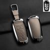 Zinc Alloy Leather For Lincoln Corsair Nautilus Aviator Navigator Continental Car Key Case Shell Keychain Keyring Car Key Cover