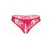 Sexy ženy, krajkové, měkké, rozkrokové kalhotky G-string spodní prádlo dárek