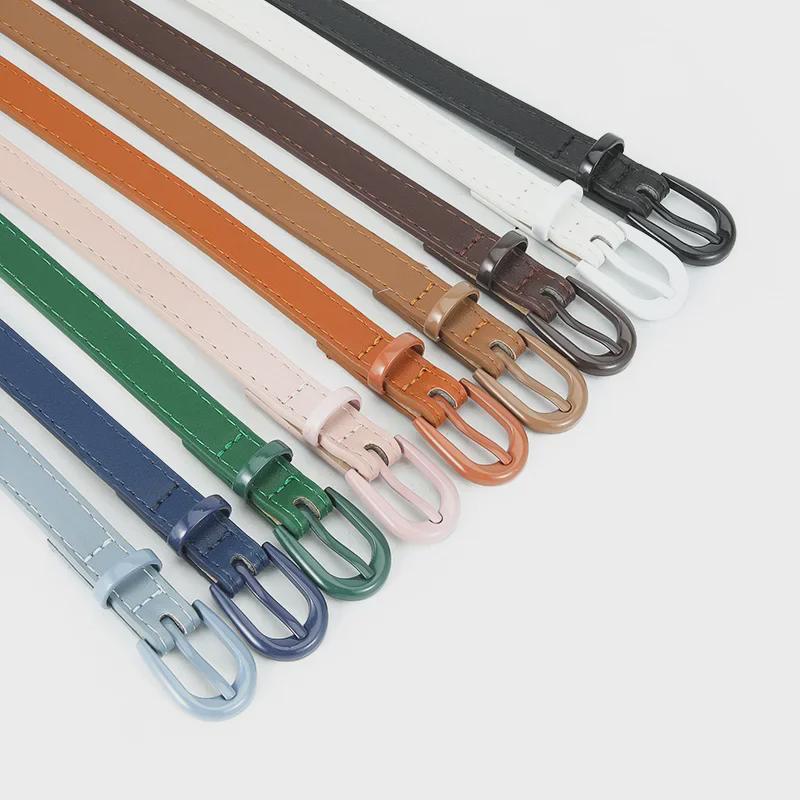 Ceinture coréenne élégante à boucle ardillon pour femme : accessoire de mode polyvalent et décoratif