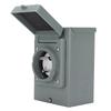 30A Generator Power Inlet Box 125V 3750W Outdoor Weatherproof Socket Accessory for RV
