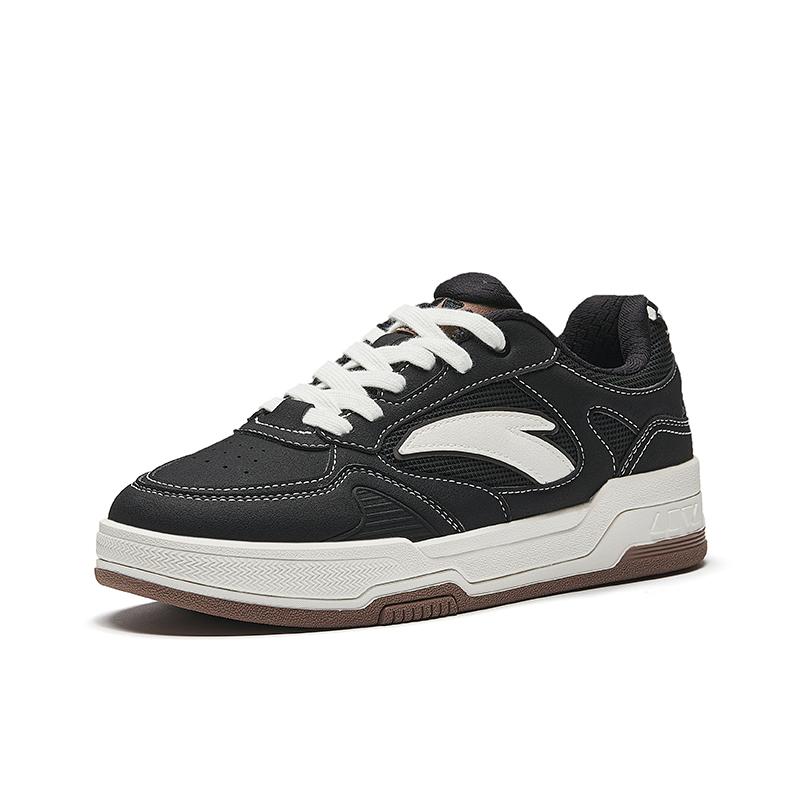 

Новые кроссовки Anta с увеличением роста, износостойкие, легкие, дышащие, нескользящие, с низким верхом для скейтборда, женские, черные 922538012-4 36