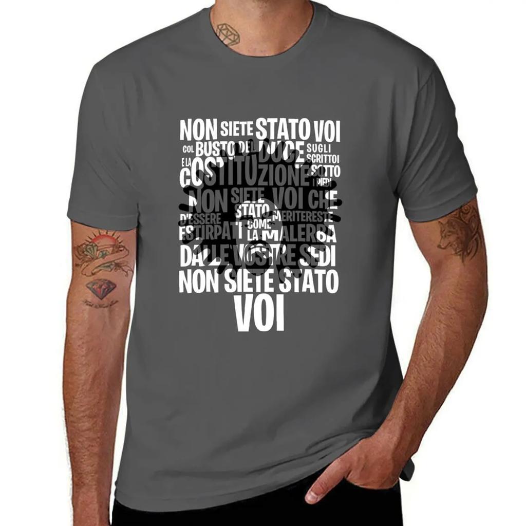 Caparezza - Ihr wart es nicht! T-Shirt koreanische Mode Anime-Figuren für einen Jungen Shirts Grafik-T-Shirt Herren T-Shirt