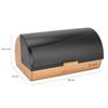 BAMBOO BREAD BOX BREAD CONTAINER E-6053