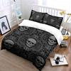 "Skull Pattern Three-Piece Set" Multiple sizes kid's and adults' bedroom Exquisite 3PC bedding set gift
