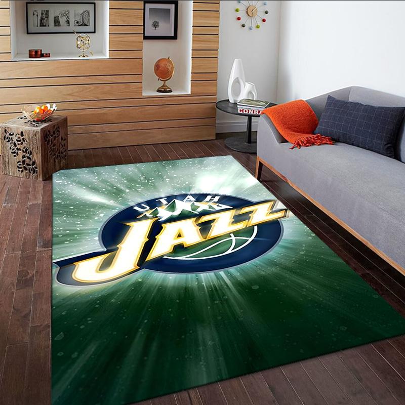 Jazz Basketball Team  Carpet, Kitchen Rugs, Yoga Mat, Non-Slip Mats, Rug for Bathroom, Living Room bedroom, Camping Rugs Christmas Gift