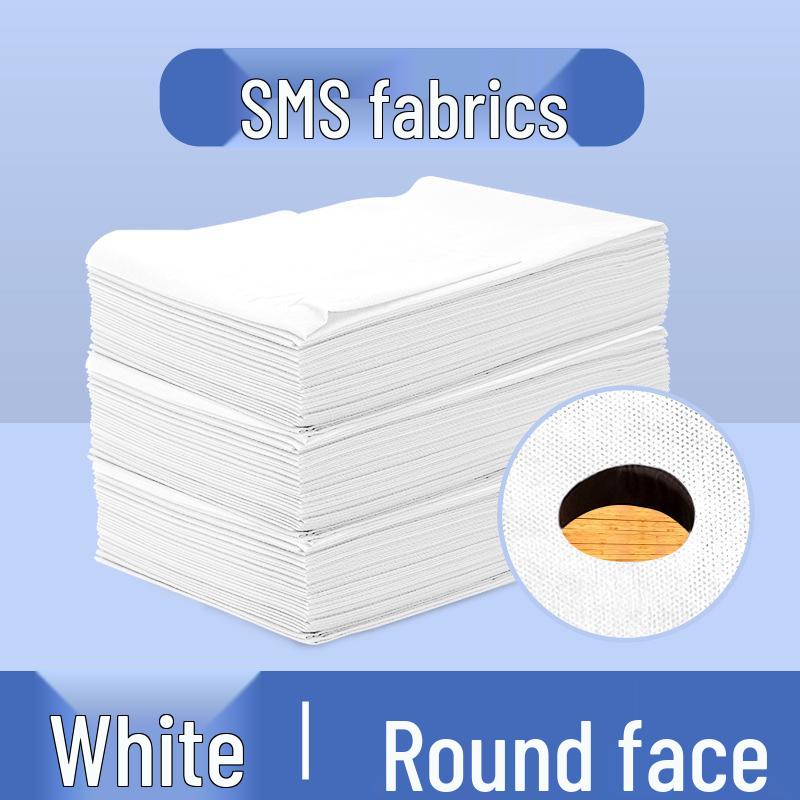

Thickened Non-Woven Disposable Bed Sheets with Hole for Travel and Salons 80x180cm 20PCS Medium