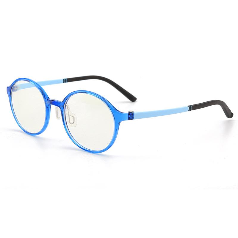 

2024 New Anti-blue Light Kids Glasses TR90 Round Optical Eyeglasses Frame Myopic Hyperopia Prescription Glasses Frame