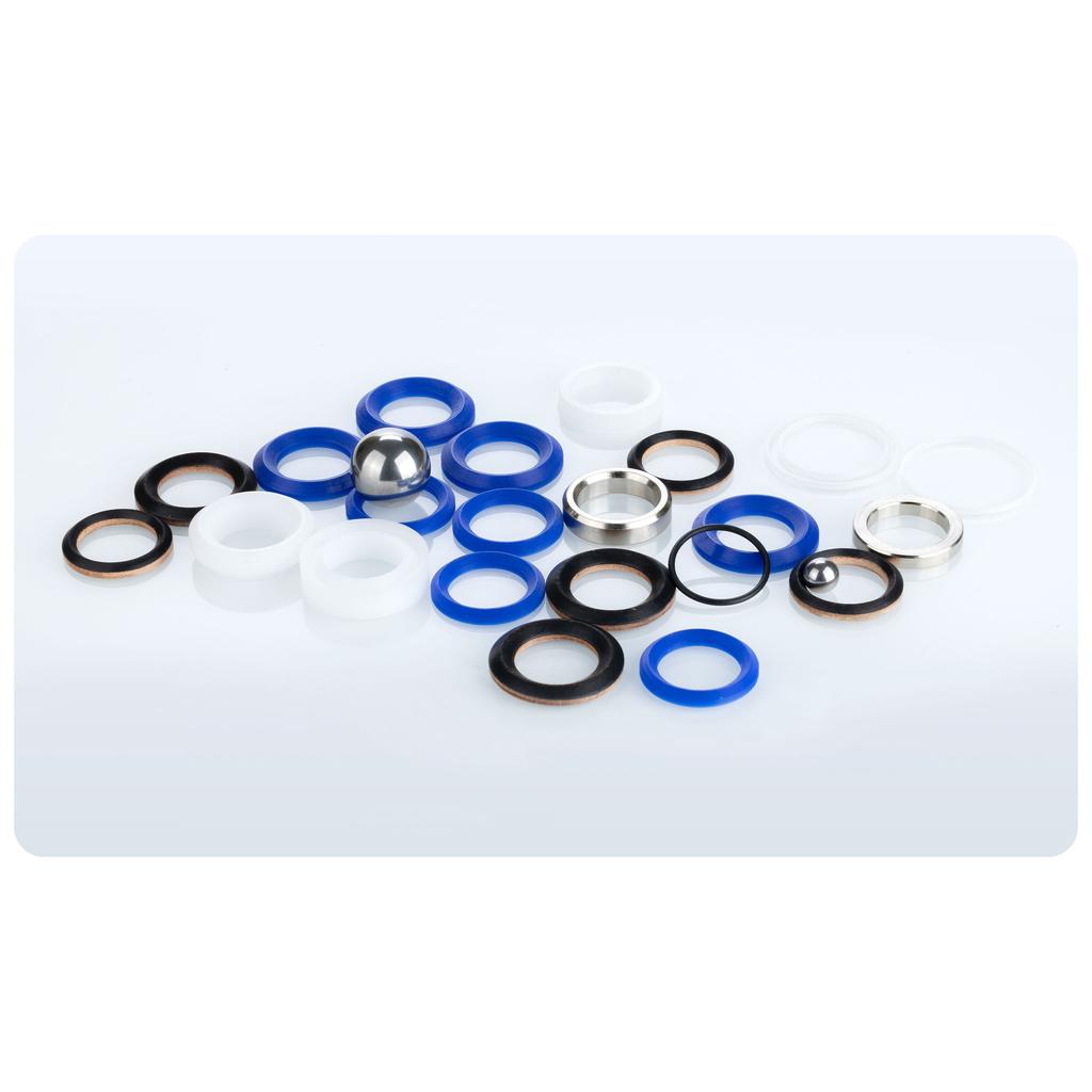 Rosfix Zestaw Naprawczy do Agregatu Malarskiego MARK V – Komplet Uszczelek i Kul Stalowych | Wysoka Jakość | Kompatybilność z Graco