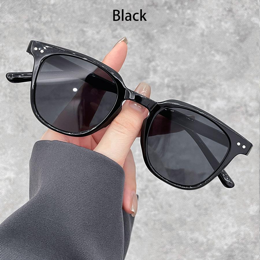 

Women Men Classic Metal decoration Goggles Stylish Small Circular Unisex Womens powder blusher Gradient pink lenses Sun Glasses