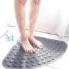 Tapis de douche antidérapant pour baignoire avec trou d'évacuation