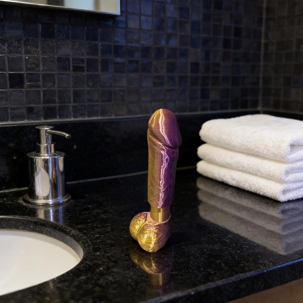 Grappige Zeep Lube Dispenser, Grappig Nieuwigheid Badkamer Accessoire, Herbruikbare Leuke Zeep Dispenser Voor Lotion, Shampoo En Meer, Grappig Cadeau Dat Werkt