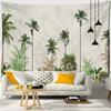 Banana Tree in the Mist Tapestry Wall Hanging Boho Hippie Tapez Polyester Background Fabric Art Home Decor