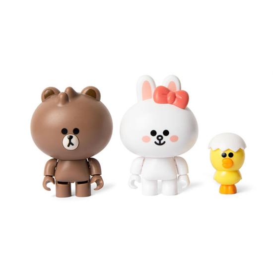 LINE FRIENDS Sada cihel pro kempování Mini Brown & Friends