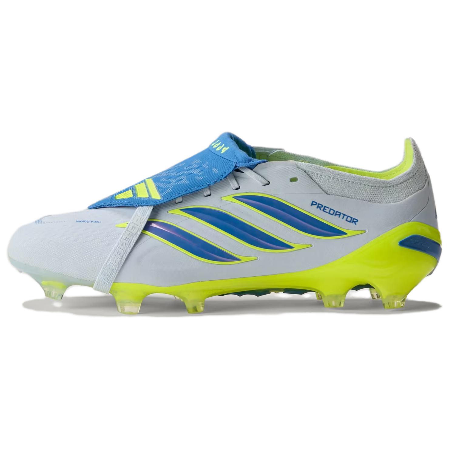 

adidas Predator Elite Fold Over Tongue FG Crystal Sky Ray Blue Team Solar Yellow 2 Unisex Sneakers JS0378 39⅓