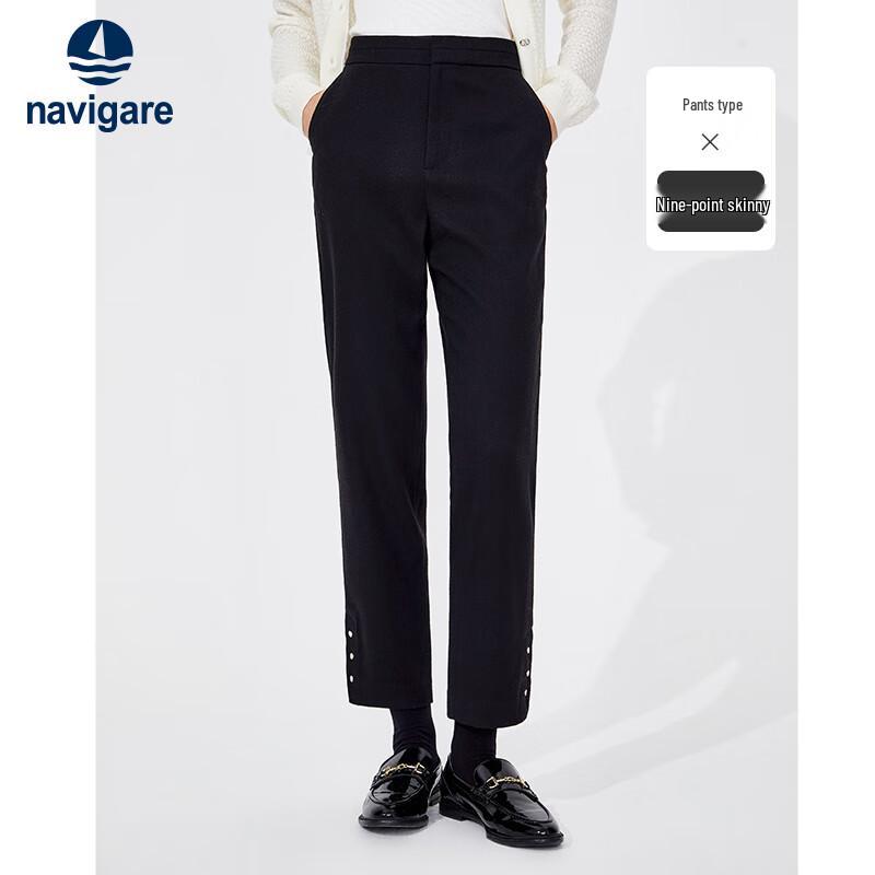 Navigare Women's Casual Cropped Trousers