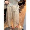 2026 Gentle and Elegant High-Waisted Slimming Pants with Intricate Embroidery, Casual Women's Cropped Pants