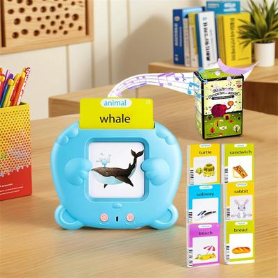 Neun Sprachen Elektronische Lernkarte Audio Lernmaschine entwickelt für Kleinkinder Sprechende Früherziehung Sprache Kind Montessori Spielzeug