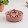 Mosquito Coil Holder with Cover, Fireproof Round Incense Coil Burner, Portable Mosquito Repellent Coil Box for Indoor Outdoor Camping