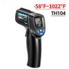 TH104 Infrared Thermometer Laser Temperature Meter -50~550℃ Non-contact Tempetature Gun with VA Reverse Display Screen