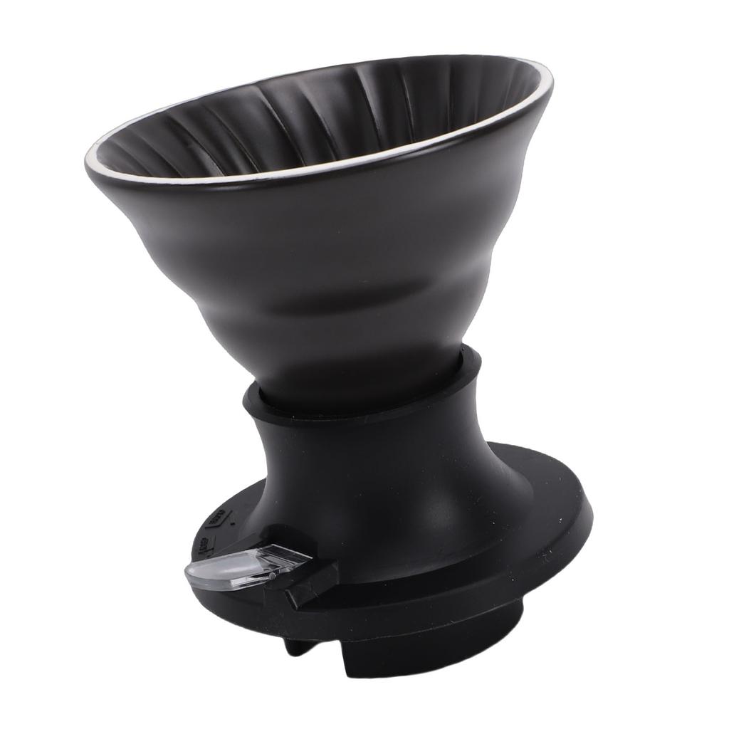 Pour Over Coffee Dripper Ceramic Heat Proof Immersion Cone Coffee Maker Dripper Filter Holder for Home Travel Office