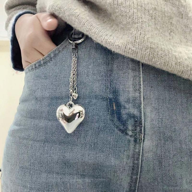 Keychain Heart Keys Rings Alloy Material Keyring Keys Holder Perfect for Women