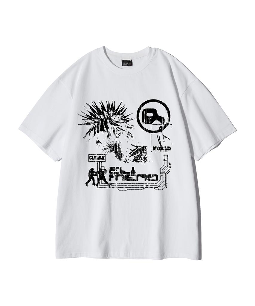 ELIMENO El Real Life Short Sleeve T-Shirt White