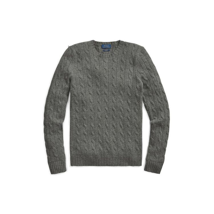 

Женский свитер Polo Ralph Lauren Ss22 однотонный кабельной вязки с круглым вырезом темно-серый WMPOSWEN6810061-D86 S