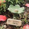 Bienen-Trinkstation Blumenförmiger Einsatz Trinkbecher Schmetterlinge Bienen Wasserspender Outdoor Dekoration Bestäuber-Tränke für Garten Balkon