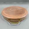 Kulatá Silná Masivní Dřevěná Krájecí Deska ze Zlatého Santalového Dřeva