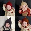 Children'S Hat Winter Women'S And Men'S Baby Knitted Hat  Warm Tip Hat Baby Ear Protection Knitted Photography Props