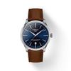 Leather Strap Blue Dial Men's Fashion Watch T139.807.16.041.00
