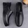 Mode Echtes Leder Herren Freizeitschuhe Luxus Formell Herren Slipper Mokassins Atmungsaktiv Slip-on Herren Bootsschuhe Fahr-Flats