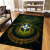 Brazil National Football Team Carpet Rug for Living Room Bedroom Home Sofa Decoration,Kids play Non-slip Floor Mat