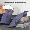 10/20Pcs Dishcloths Superfine Fiber Quick-drying Cleaning Towels Reusable Versatile Water Absorbent Dish Towels