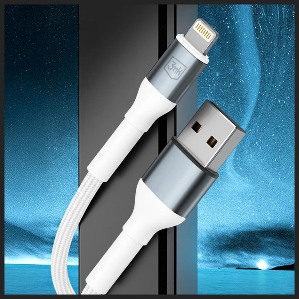 Kabel 3Mk Hyper Cable N-Series Usb-A Do  Lightning 2M 5V/2.4A 12W Biały