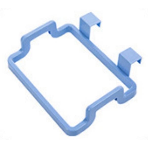 Plastic Trash Rack Storage with Dual Compartments for Easy Waste Separation, Hangs On Cupboard Door, Available In Multiple Colors