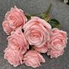 Retro 9 Köpfe Künstliche Blumen Realistisch Bunt Künstliche Blume Seidenblume Hochzeit Zuhause Party Dekoration