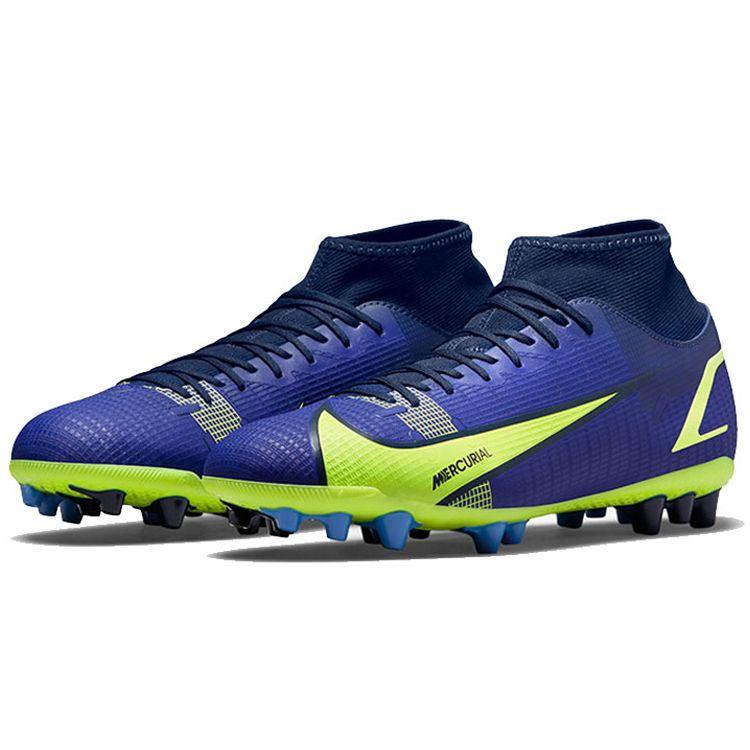 Nike Mercurial Superfly 8 Academy AG Soccer Shoes Men sneaker Blue CV0842-474
