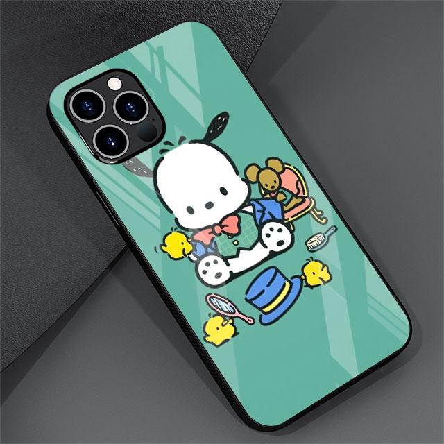 Pachacco Szklane Etui Na Apple iPhone 14 13 Pro 11 12 7 8 Plus SE 2022 XR X XS Max 6 6S Hartowana Osłona Telefonu Kreskówkowe Capas Cas