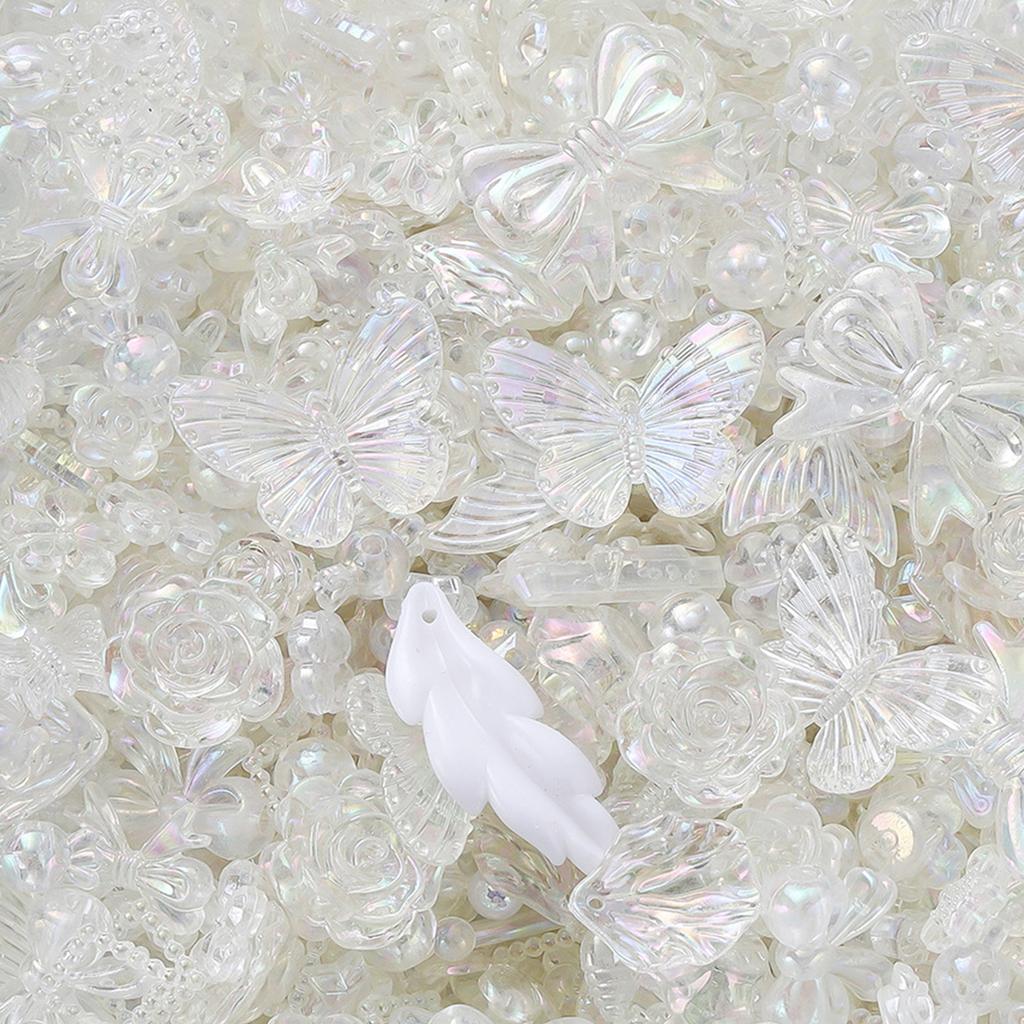 diy handmade material 10-40mm acrylic AB beads children's bracelet necklace mobile phone chain accessories