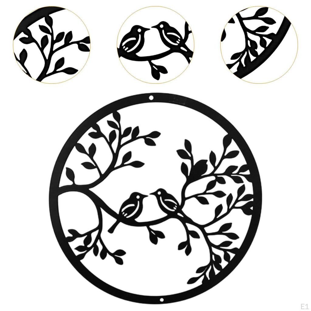 Metal Wall Art Decor Housewarming Gift Decorative Modern Artwork for Dining Room Shop