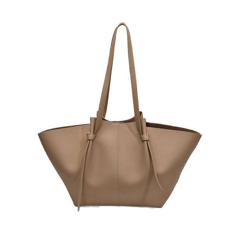 Korean Version of Temperament Commuting Large-capacity Tote Bag Women's 2025 Autumn Simple Casual Versatile Shoulder Portable Wing Bag