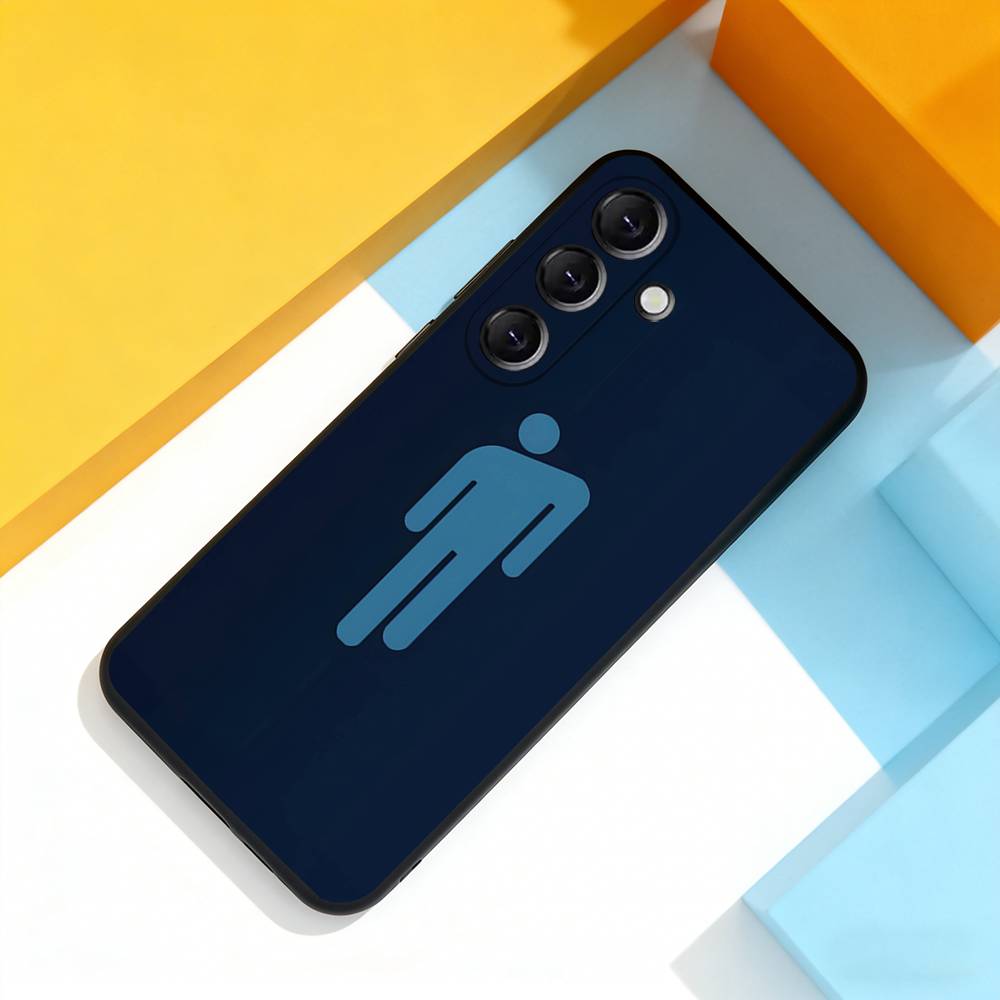 B-Billie-lovely E-Eilish Phone Case For Samsung Galaxy A 22,71,53,52,51,72,73,5G,Note,J7,8,9 Soft Black Cover